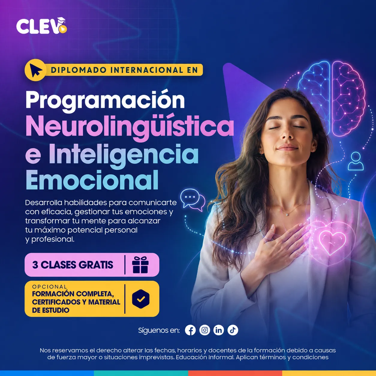 Diplomado en Programación Neurolingüística e Inteligencia Emocional